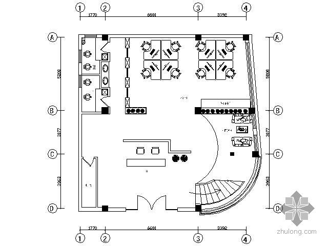 关键词:        办公空间装修图办公室