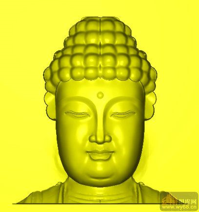 佛头佛像样精雕图案
