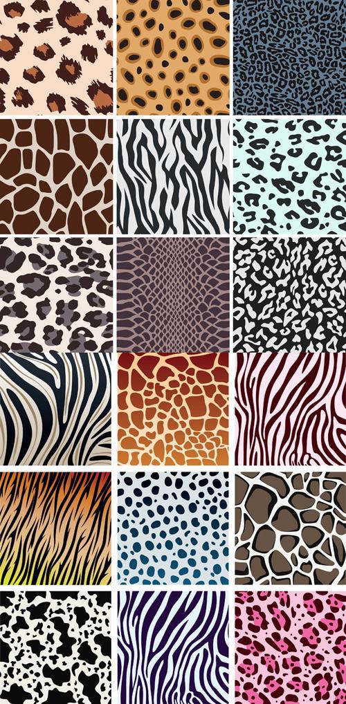 动物花纹背景