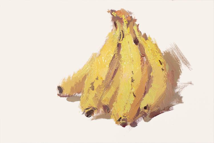 水果 色彩 静物 香蕉