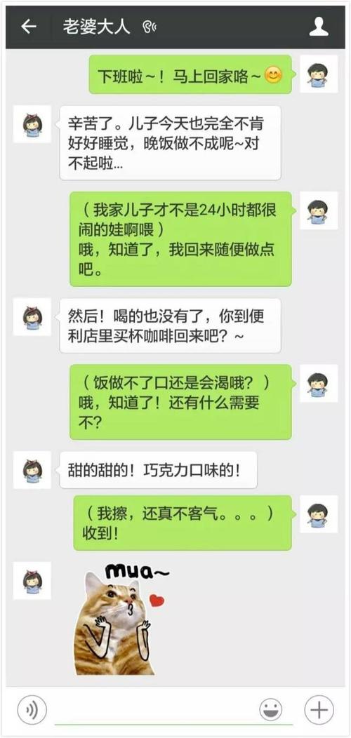 我想说明一下想要做这个检证的缘由,以下是我们夫妻俩的line聊天记录
