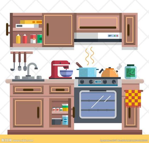 卡通厨房