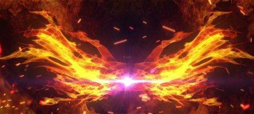 摇滚歌曲飞的更高火焰翅膀舞台视频_2400x1080_高清视频素材下载(编号