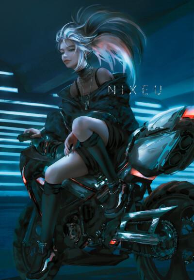 英雄联盟# 阿卡丽画师:nixeu