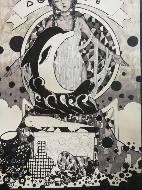 2018级视觉传达专业设计素描作业展示