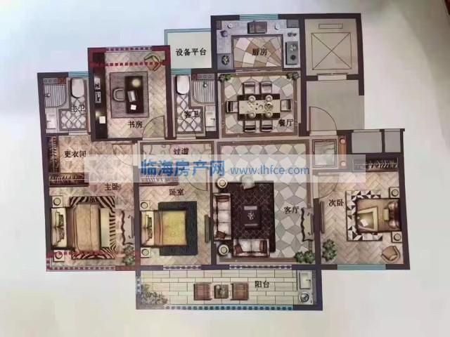 祥生·江山府二手房,小高层,4室2厅2卫,临海房产网