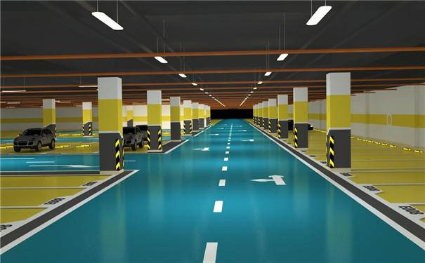 地下停车场地坪