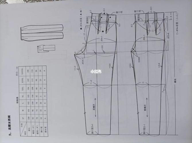 9款裤子制版图_裤子_兴趣爱好_手工