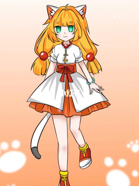 改画皓月公主_万物拟人绘_人文_绘画