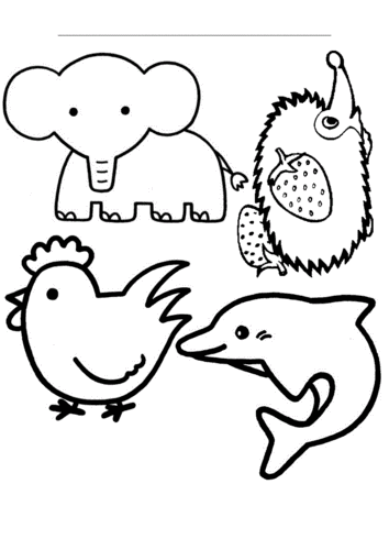 小动物简笔画涂色样稿.docx 5页