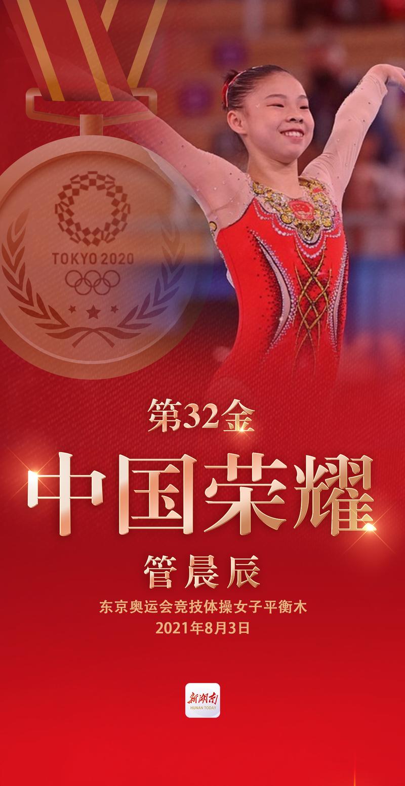 视频海报丨第32金!管晨辰获得东京奥运会竞技体操女子