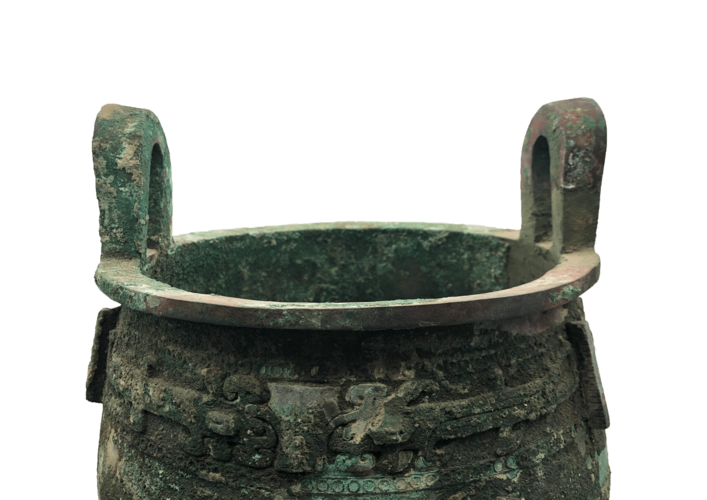 藏品鉴赏|三足双耳青铜鼎
