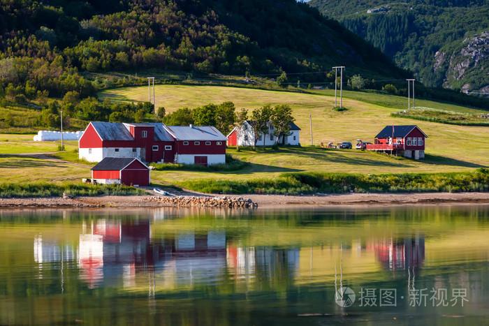 风景如画的挪威农村