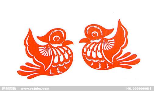 鸳鸯鸳鸯图片鸳鸯鸟剪纸剪纸图案剪纸艺术剪纸图成双成对