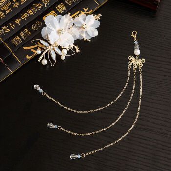 儿童汉服头饰古风发夹子古装中国风女童宝宝发卡发饰古代头花饰品蜻蜓