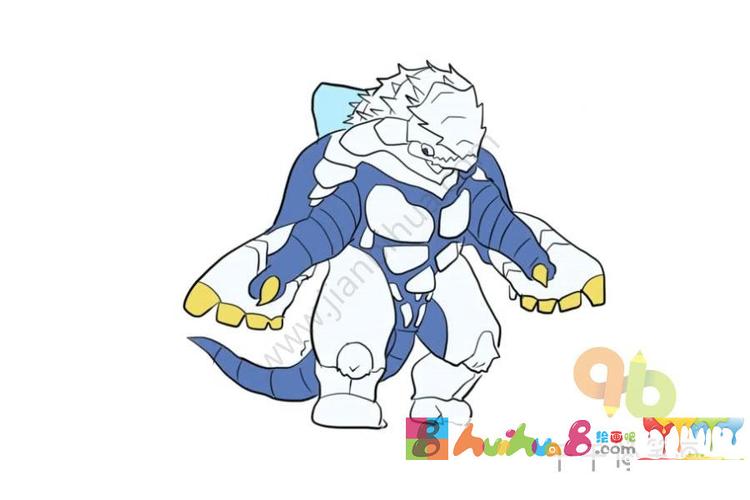奥特曼中的小怪兽简笔画图片,让我们一起来学习画坏坏的怪兽吧!