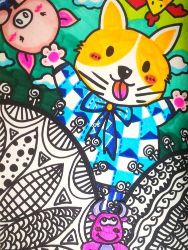 拉链里的世界_儿童画_文化_绘画