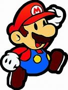 卡通人物 红色帽子可爱的超级马里奥