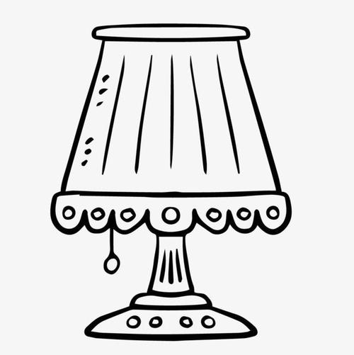 泰翁美术学校阳光幼儿园大班美术—线描《桌子上的台灯》