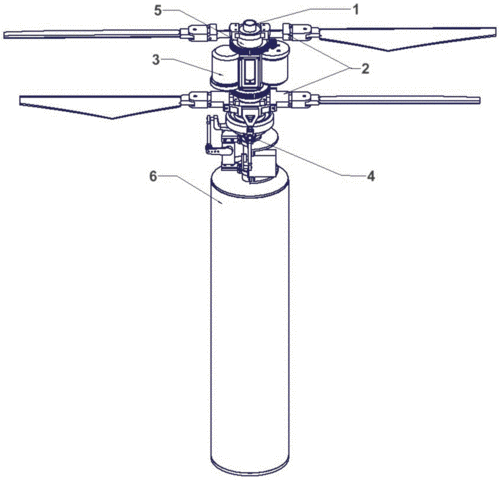 cn108557070b_一种小型共轴双旋翼飞行器有效