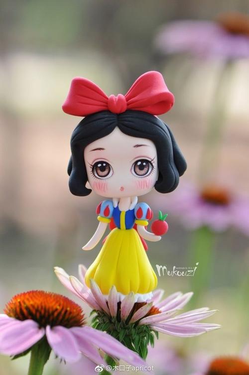 白雪公主snowwhite白雪怀特超轻粘土手作diy手办可爱