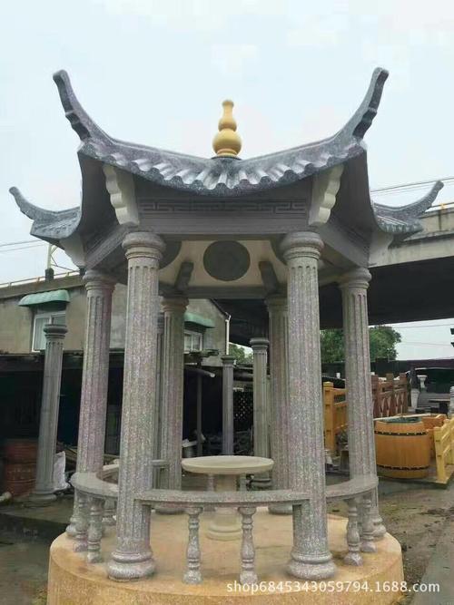 生产销售水泥专用模 景观水泥凉亭 中欧式六角水泥亭子 园林凉亭