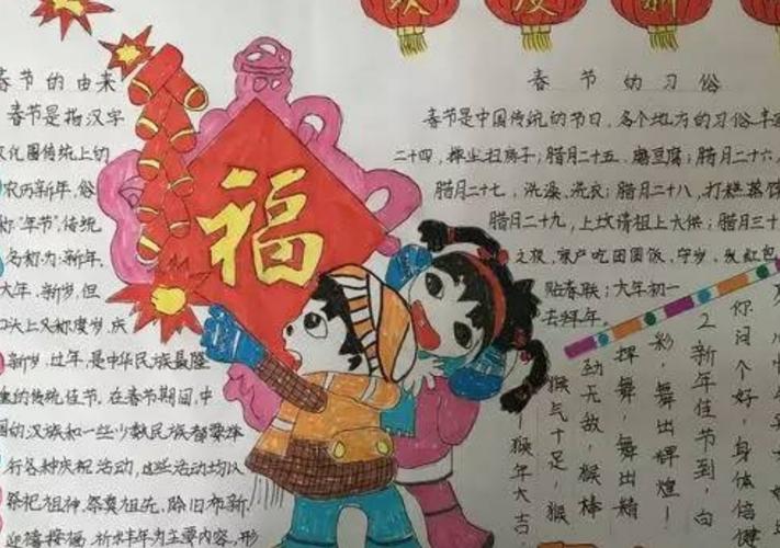 六合苑小学"我们的节日--春节之我以我手画春节手抄报"大赛