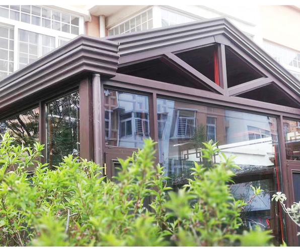 铝合金门窗定制 欧式阳光房凤铝130别墅阳光房户外庭院阳台玻璃房