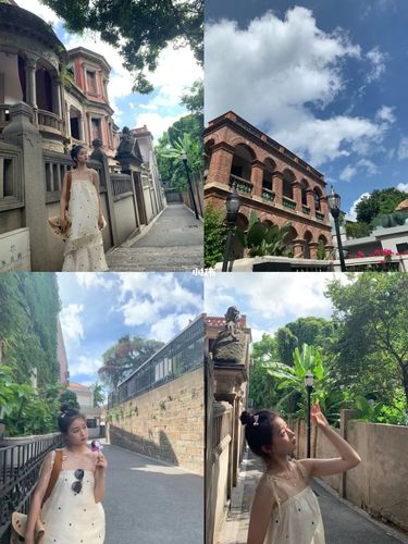 壁纸厦门鼓浪屿 实拍厦门鼓浪屿旧时私人别墅外观