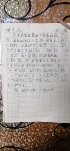 寒假生活多丰富 ——二年级(6)班寒假记日记活动第一周日记展示分享汇