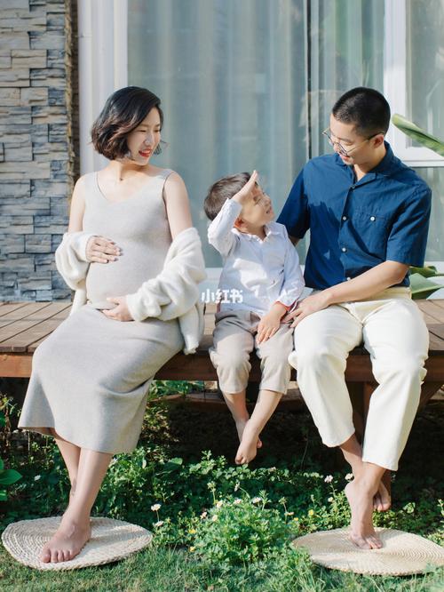 【孕照写真】带着老大来拍二胎孕照啦_孕妇照_孕照