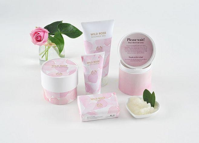 the body shop美容产品包装设计