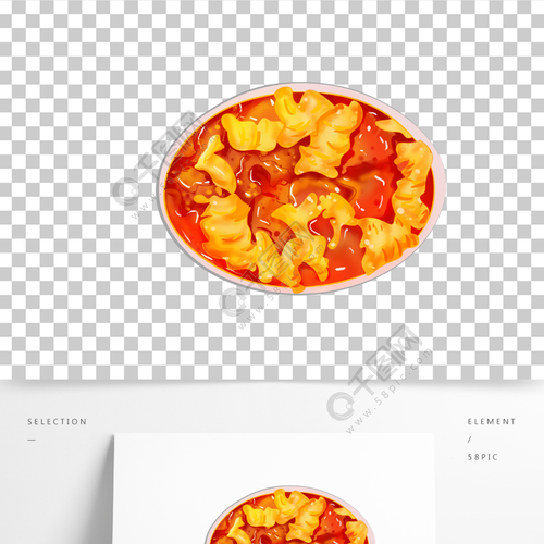 美味爽口的番茄炒蛋手绘