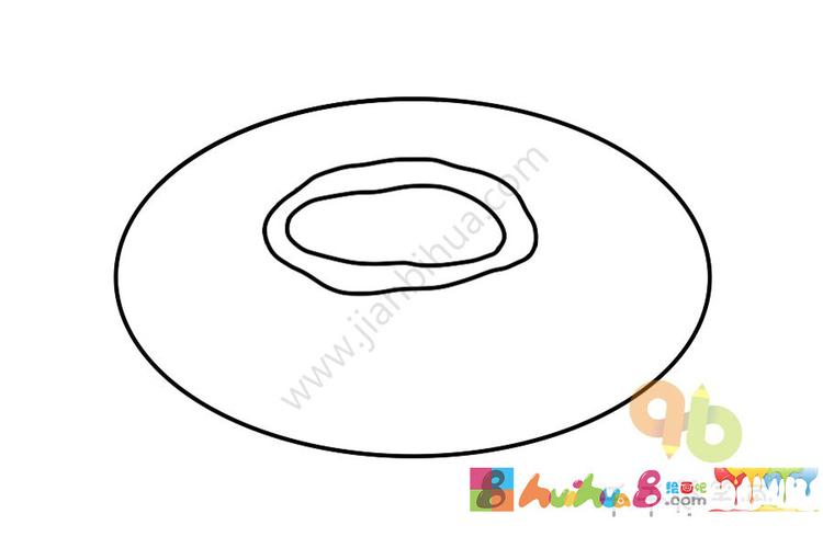 蛋挞简笔画教程