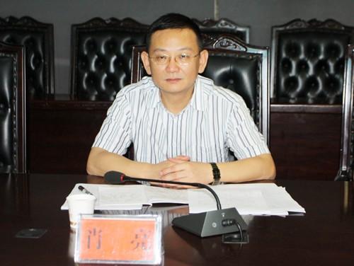 市委常委,副市长肖亮讲话.