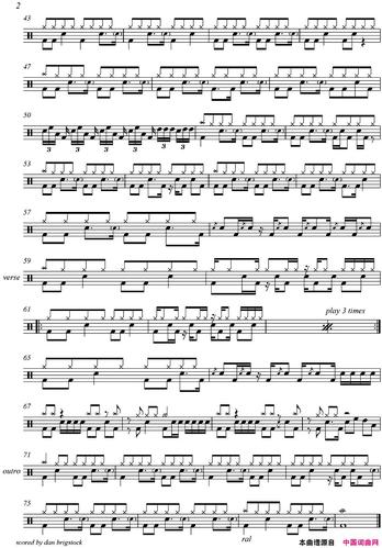爵士鼓谱:ledzeppelin-stairwaytoheaven