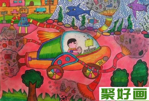 科幻画作品:未来交通工具科幻画欣赏
