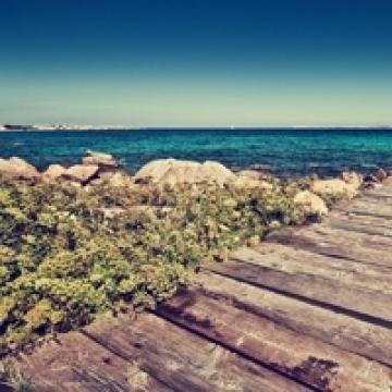 青山绿水唯美夕阳,风景头像图片-回车桌面