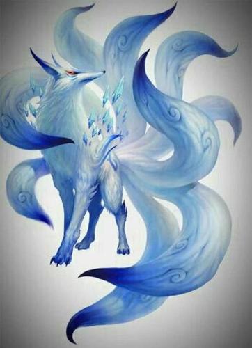 九尾狐简笔画青丘狐