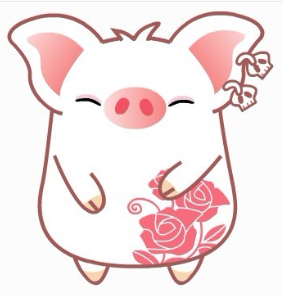 这个粉红花猪的名字叫什么