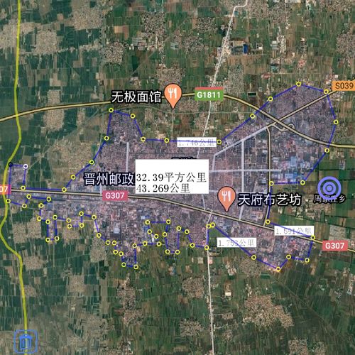 晋州市建成区范围图 新乐市   新乐市位于河北省西南部,石家庄市