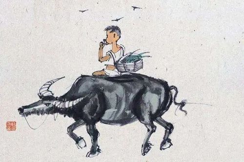 为你读诗【54】| 放牛娃的快乐,羡慕就输了.