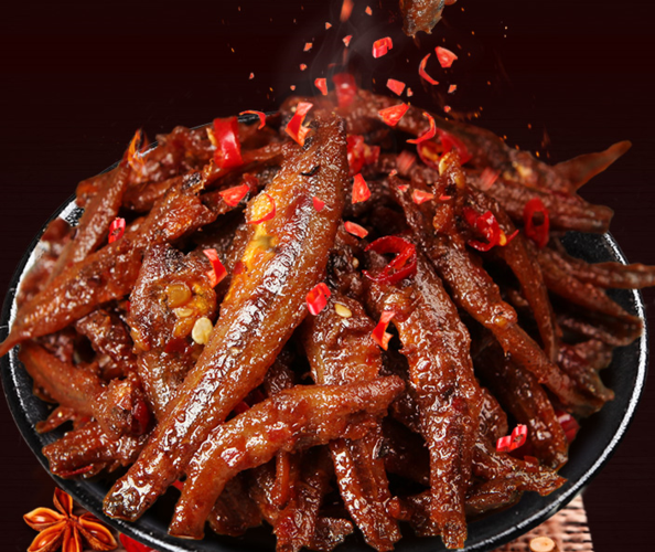 麻辣小鱼干