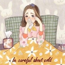 感冒流鼻涕,好难受