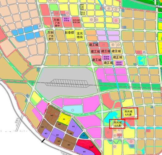 项目在良庆区的地理位置图