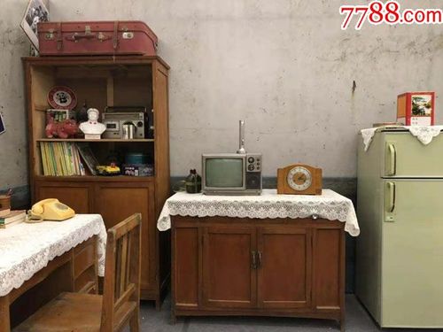 90年代怀旧生活场景客厅置景知识份子家庭场景老物件怀旧拍摄展览