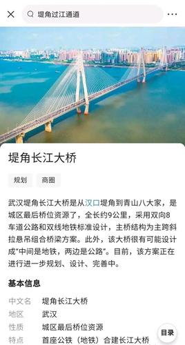 武汉青山堤角过江通道,大家都充满期待,对此你们怎么