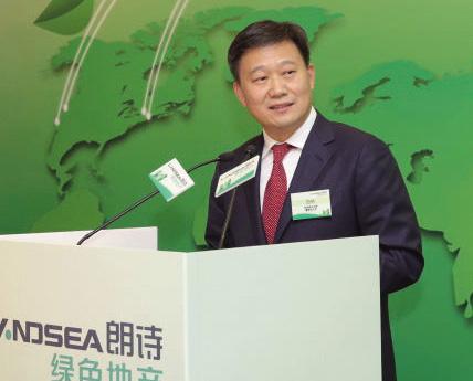 朗诗绿色地产董事局主席田明.