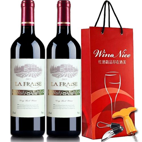 奥罗拉法国原酒进口正品红酒赤霞珠干红葡萄酒750ml2