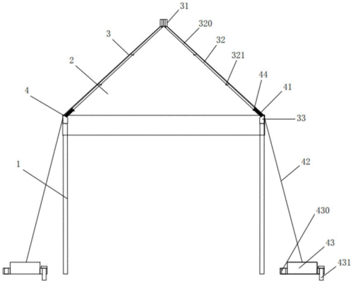 一种四角凉棚的制作方法